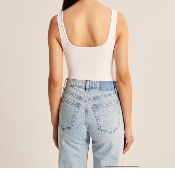 Abercrombie & Fitch Seamless Ribbed Tank Bodysuit - Picture 4 of 4